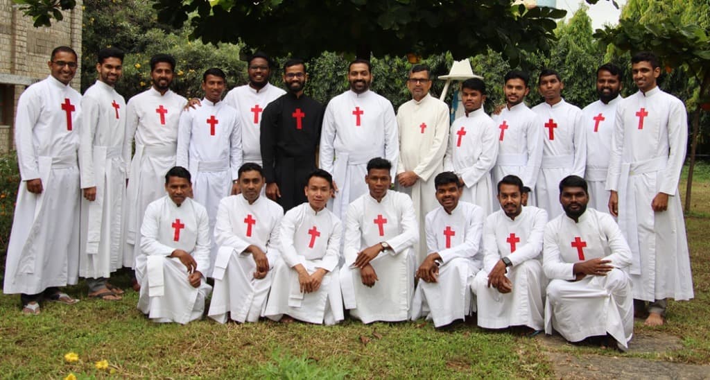 Camillian Fathers group photo at Snehatheeram, Aluva